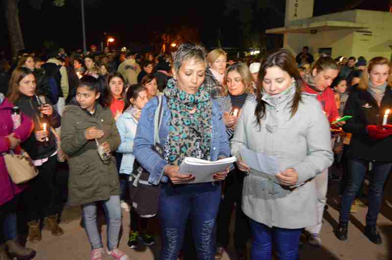 Marcha en Young por asesinato de comerciante. Foto: Daniel Rojas