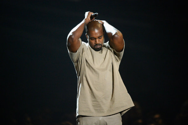 Kanye West en los MTV VMAs 2015. Foto: AFP
