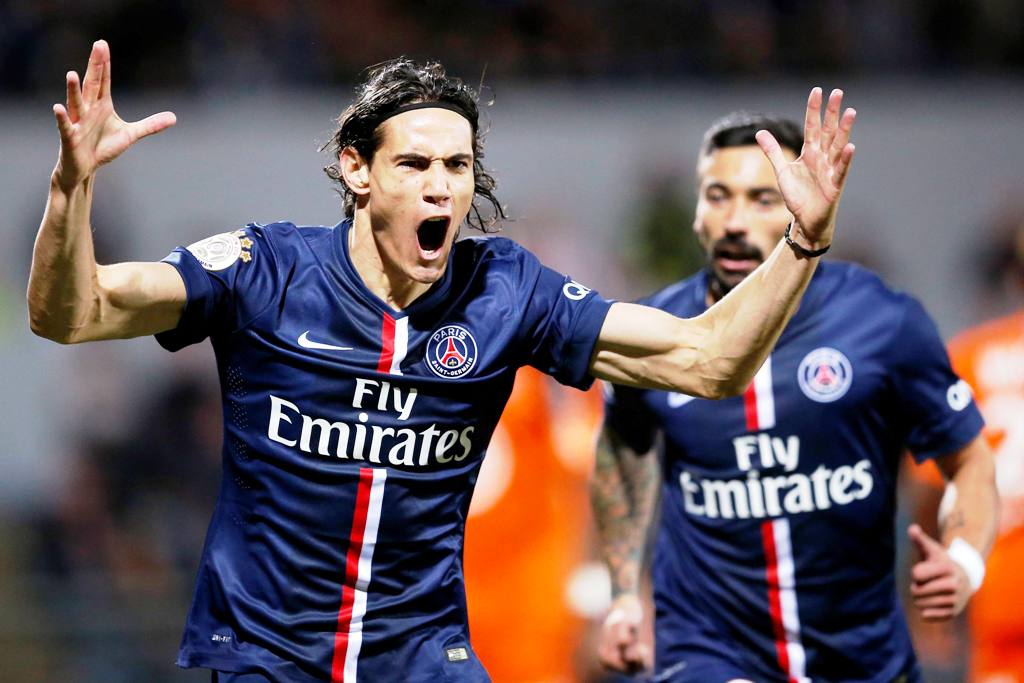 Edinson Cavani PSG. Foto: Reuters.