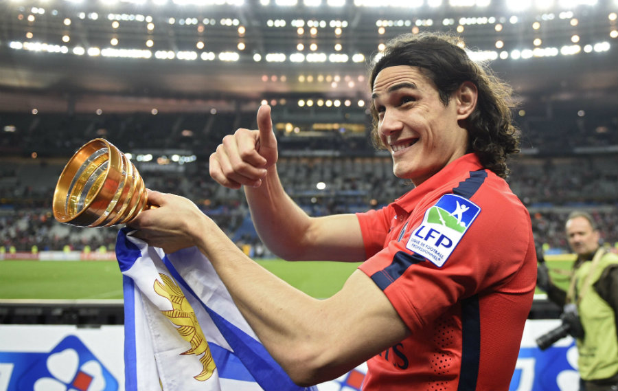 Edinson Cavani. Foto: AFP