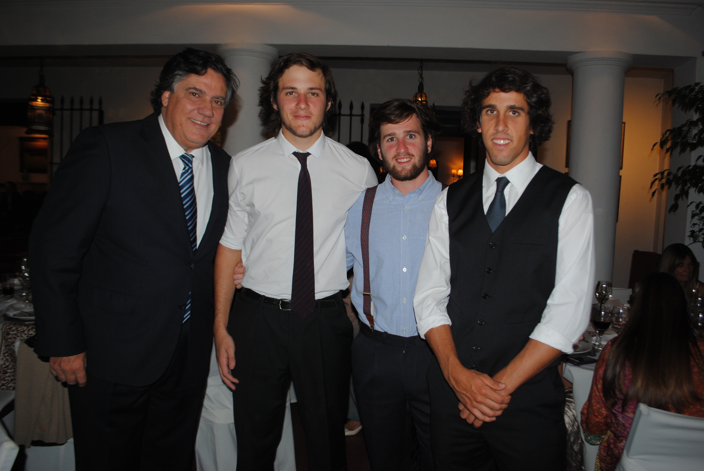 Maneco, Rodrigo, Juan Manuel y Alfonso Costa.