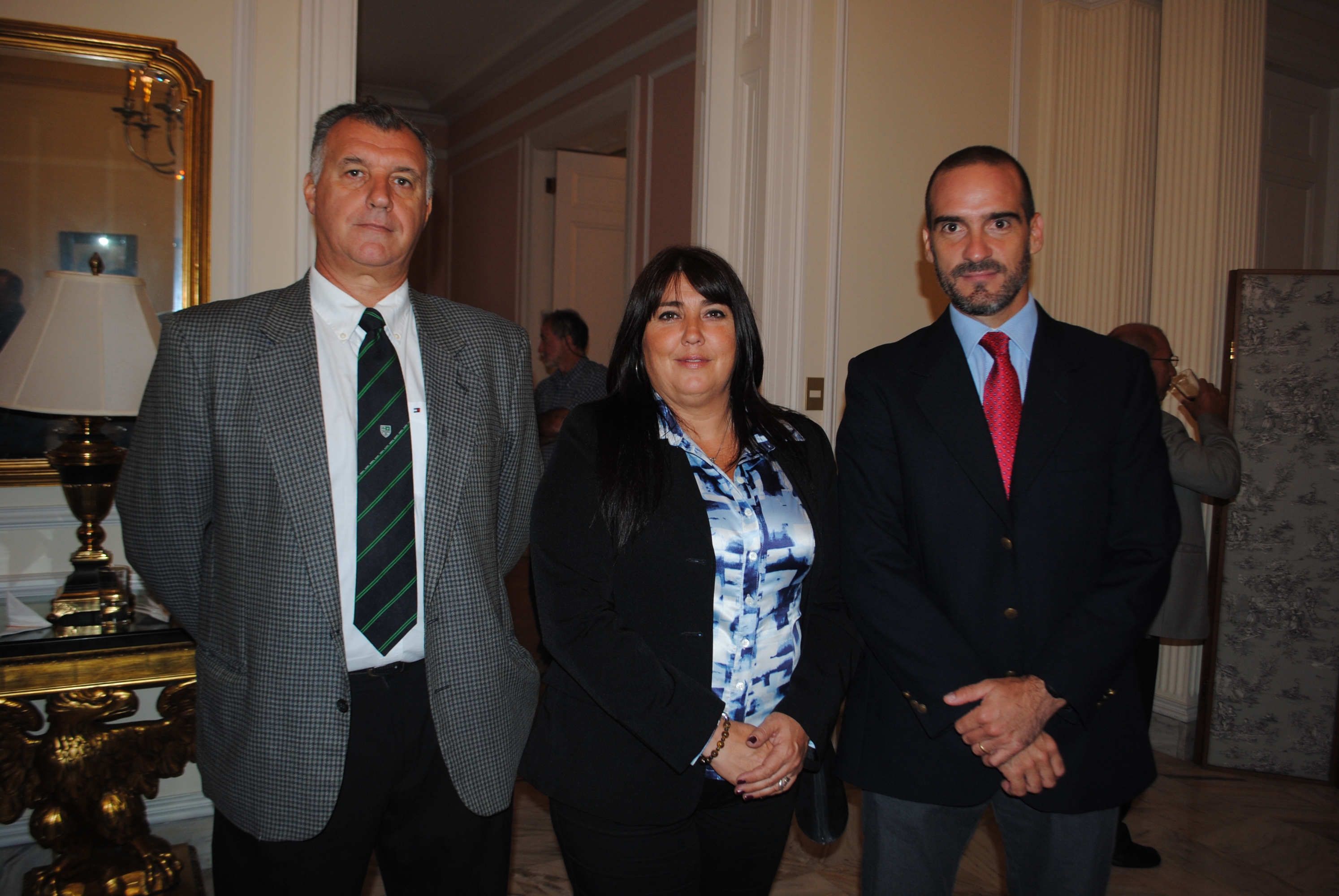 Juan Carlos Taborda, Alicia de Tomas, Nicolás Echeverría.