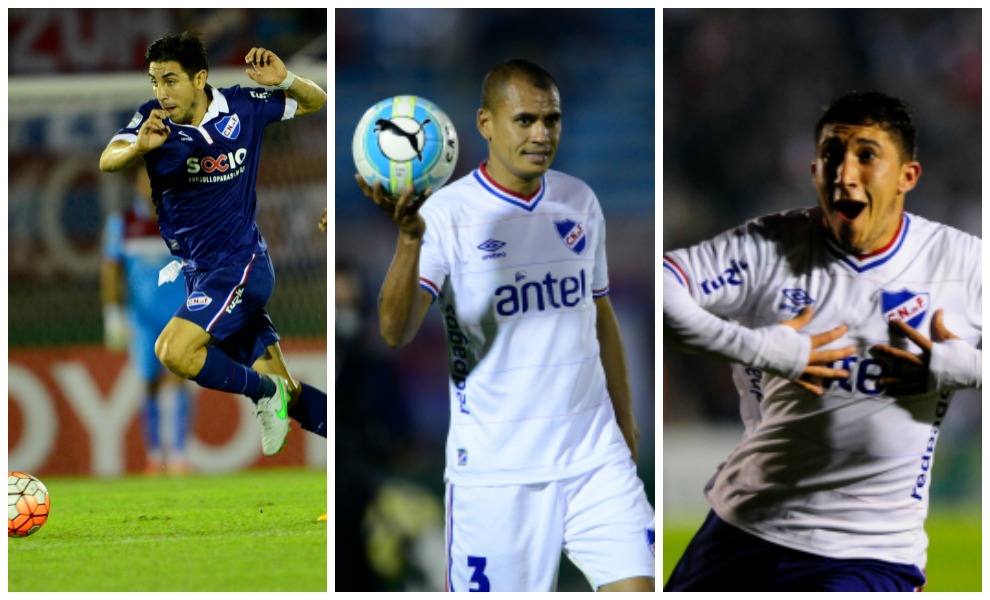 Fucile, Otalvaro y Espino se diputan un lugar para el clásico. Fotos: Archivo