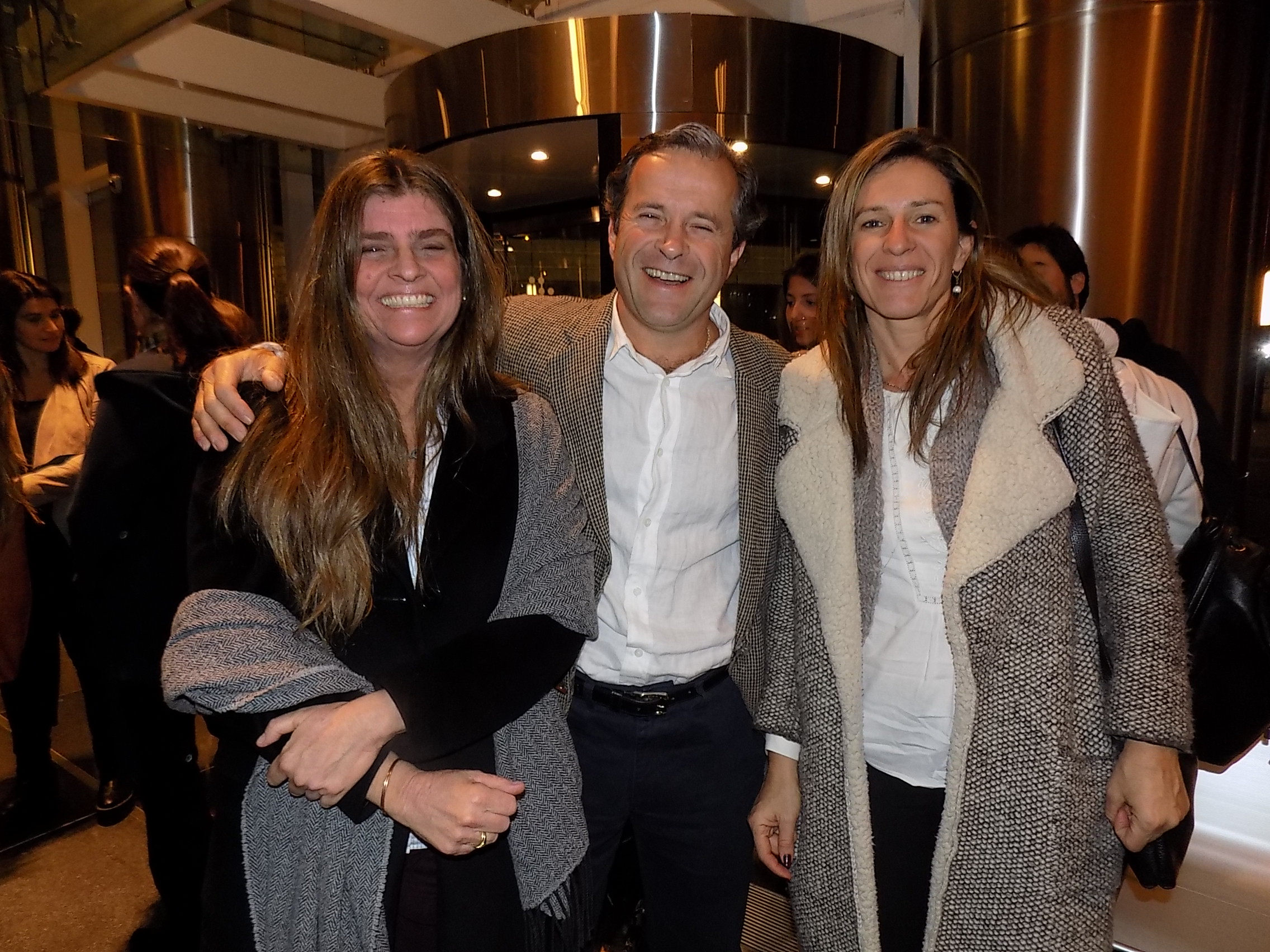 Valentina Ferrari, Diego y Angie Algorta.