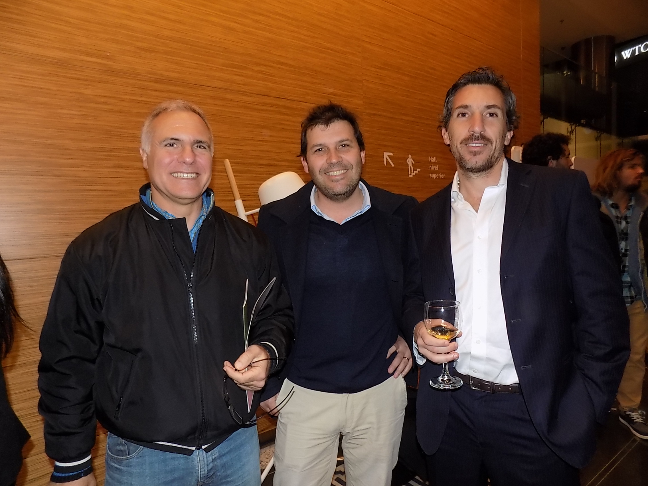 William Mc Gill, Rodrigo Mariño, Carlos Vilaboa.