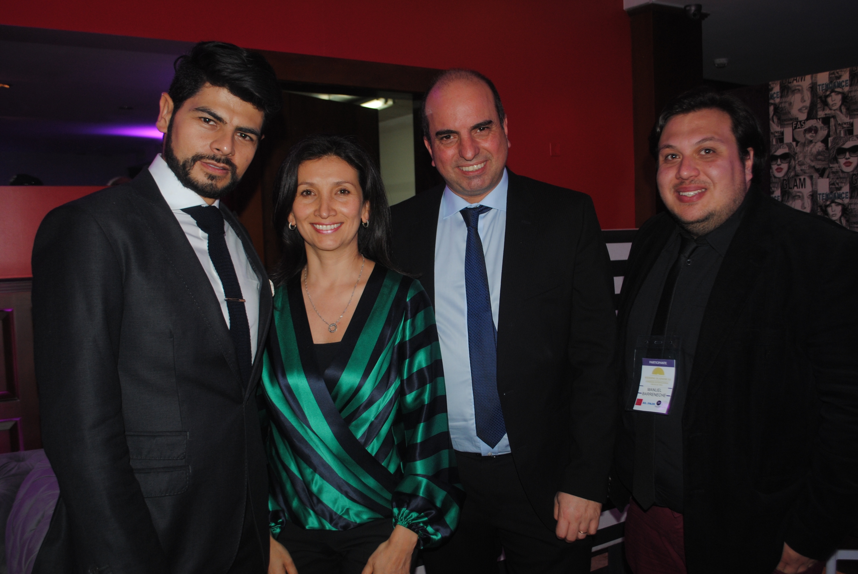 Andrés Cortes, Adriana Díaz, Pablo Cittadino, Manuel Barreneche.