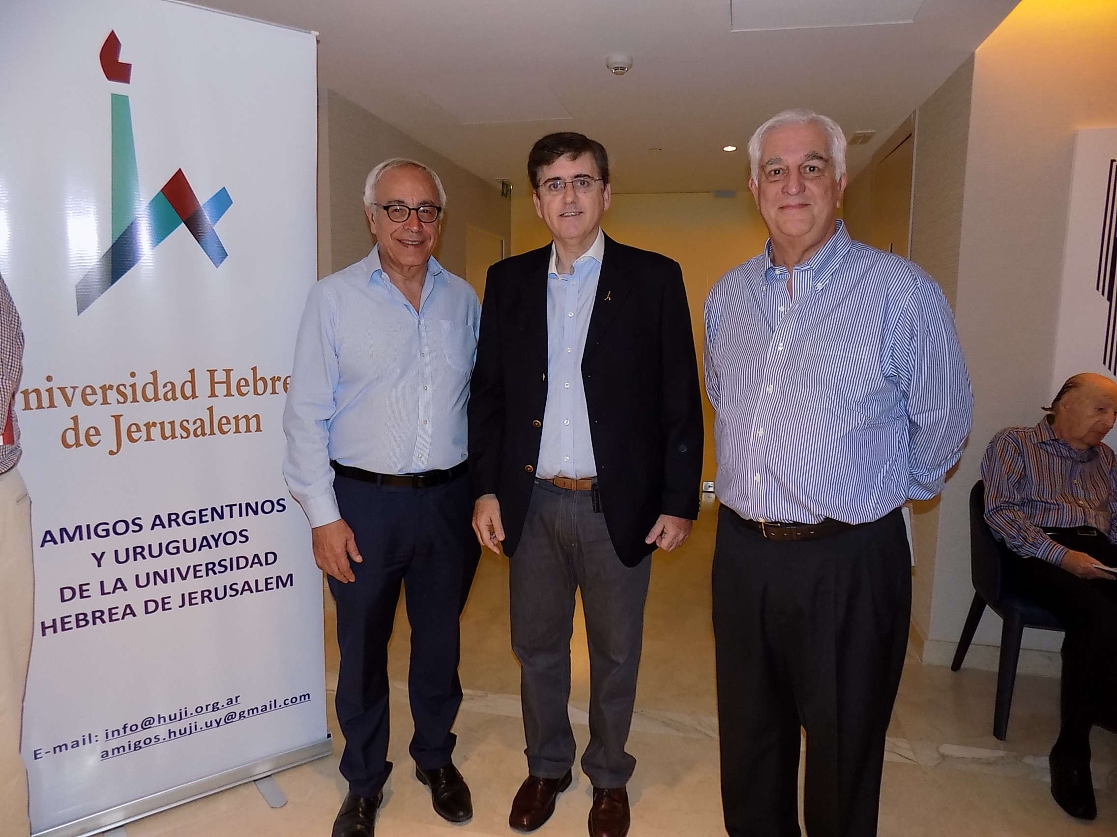 Yossi Gal, Gabriel Goldman, Emilio Cárdenas.