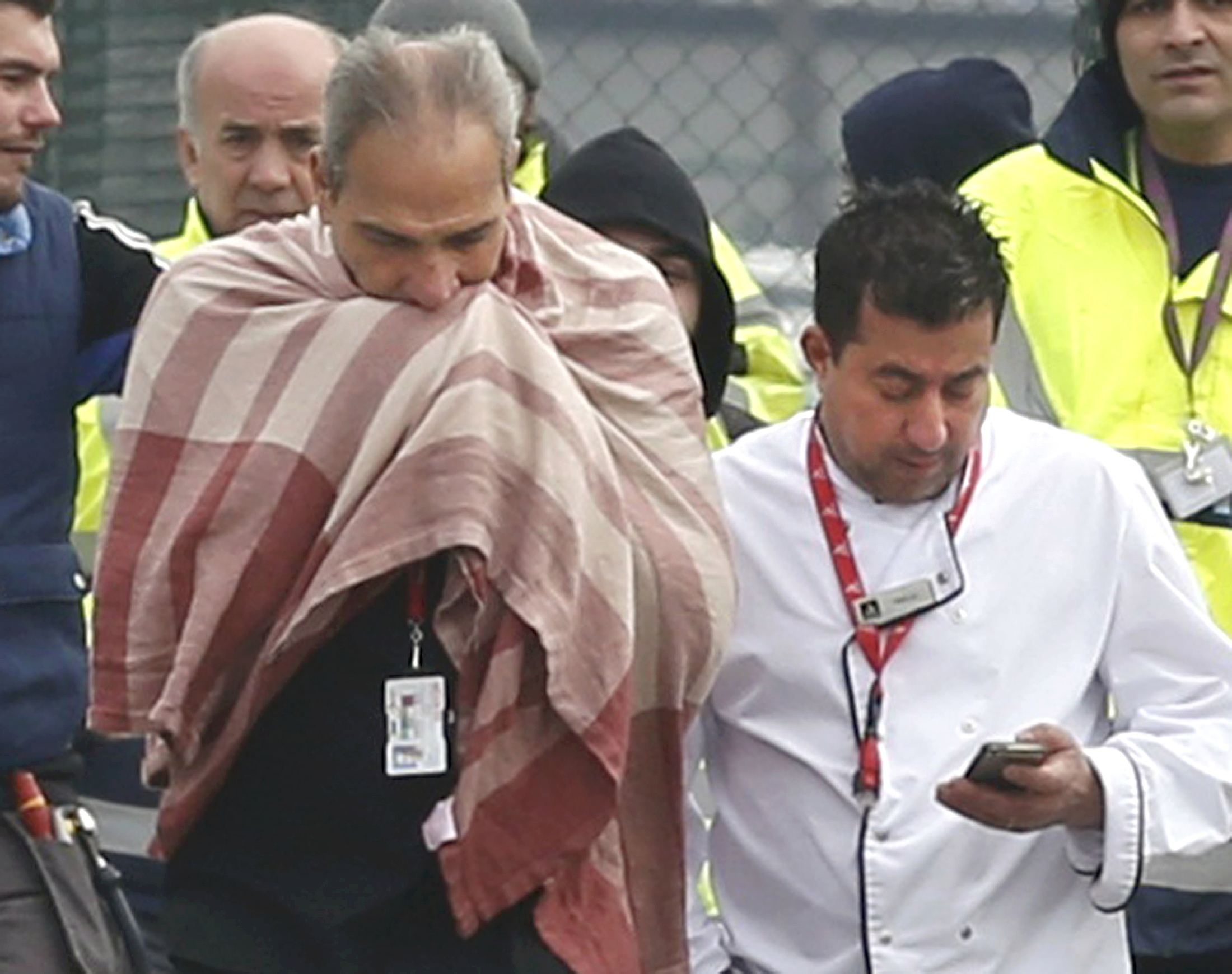 Sobrevivientes de los atentados en Bruselas. Foto: Reuters