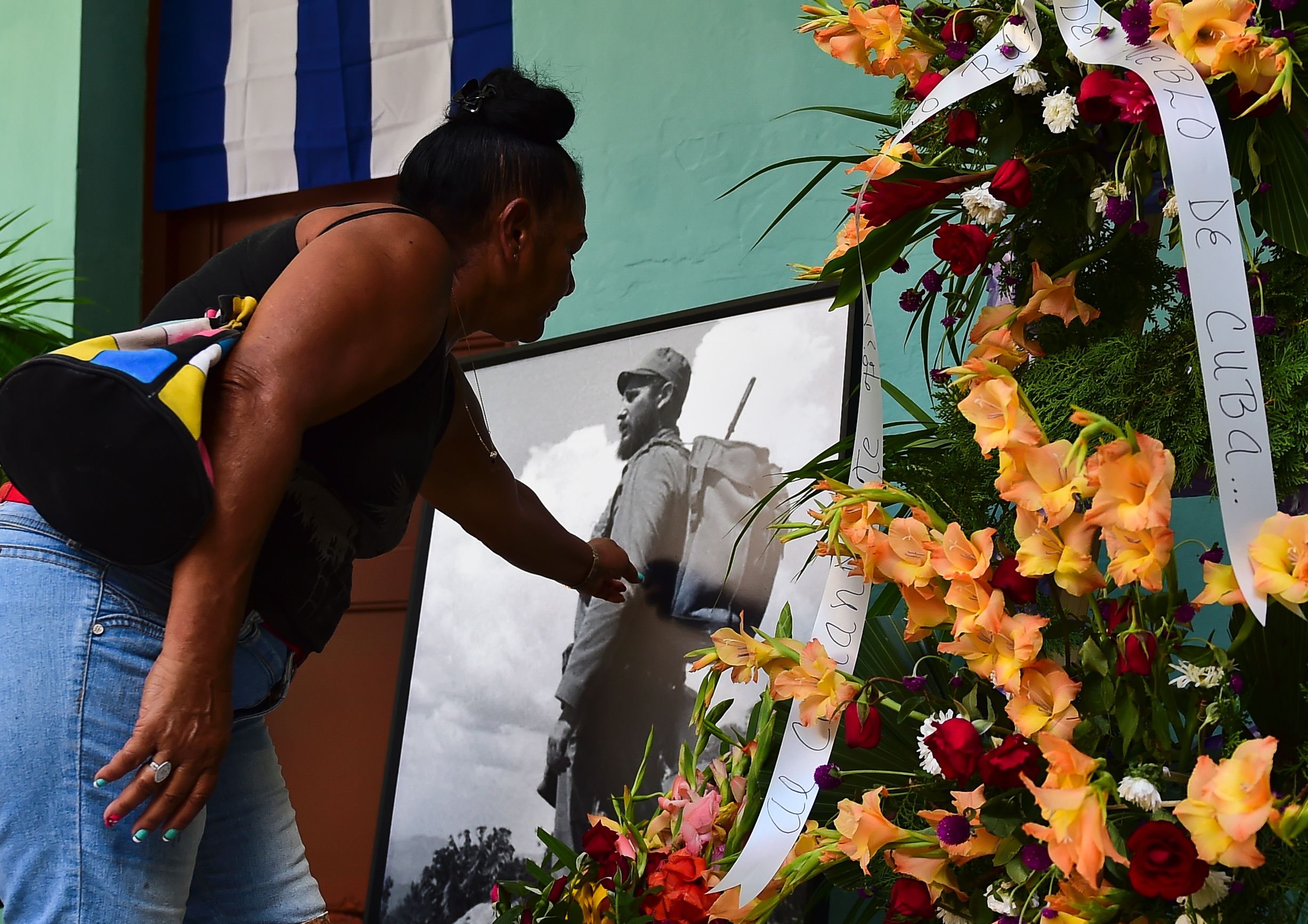 Cubanos despiden a Fidel Castro en La Habana. Foto: AFP