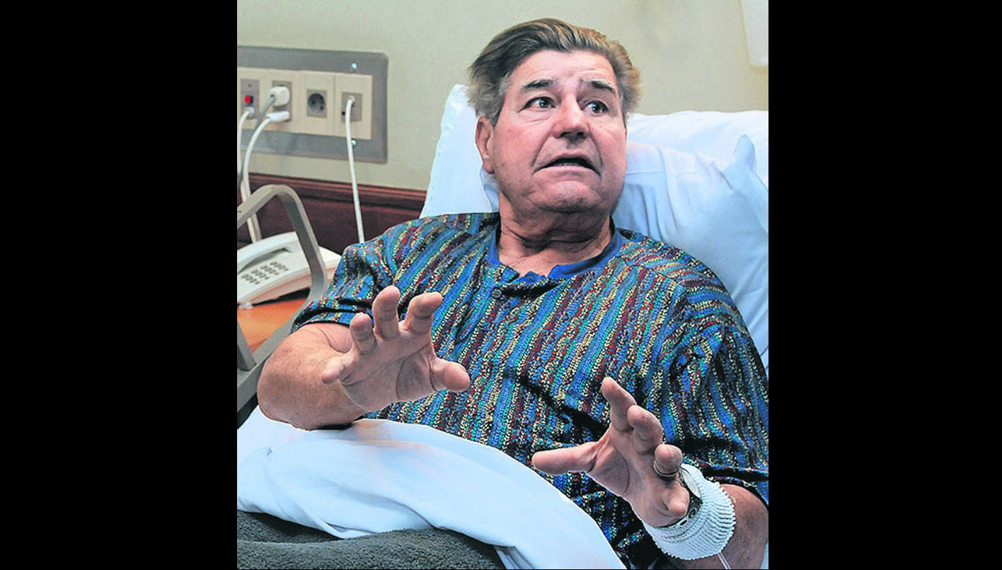 En 2014 Rodolfo Deambrosi fue baleado en una pierna. Foto: archivo El País