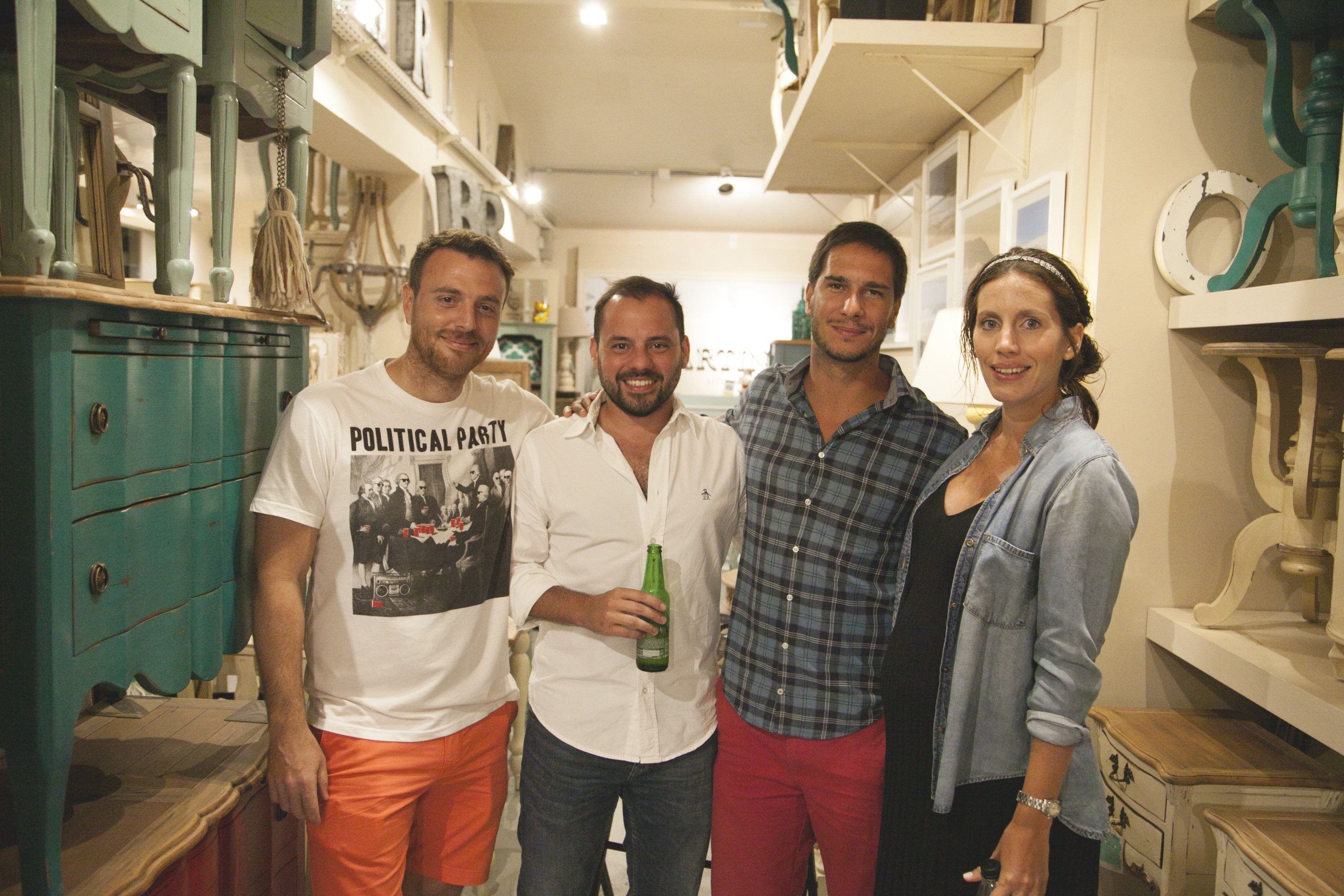 Ignacio Moro, Manuel Machado, Jerónimo Fraschina, Julieta Dominioni.