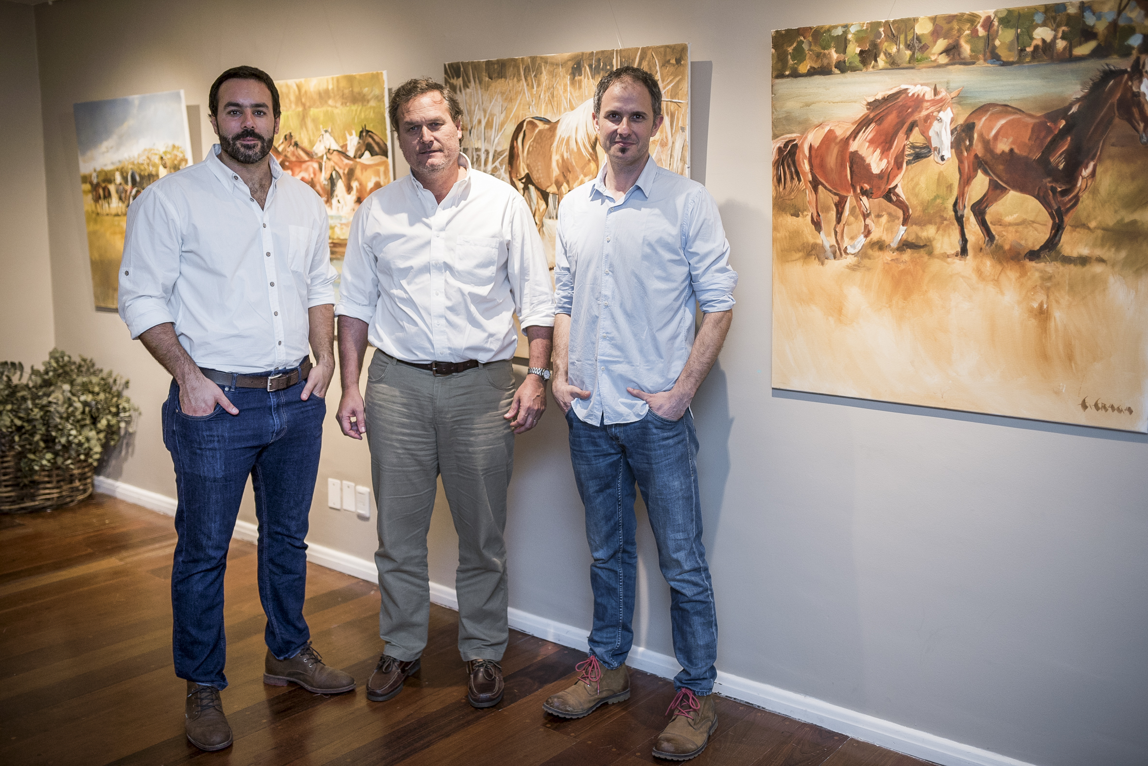 Pantelis Linas, Juan Strauch, Fernando Fraga.