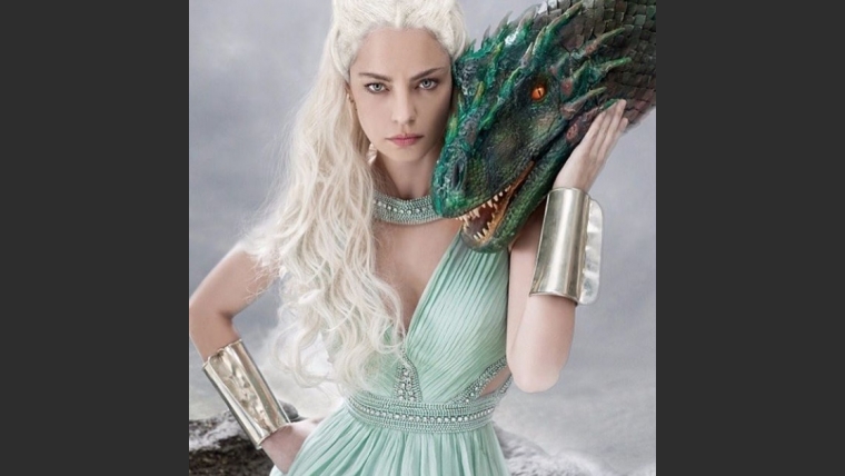 Dolores Fonzi como Daenerys Targaryen. Foto: José Cicala
