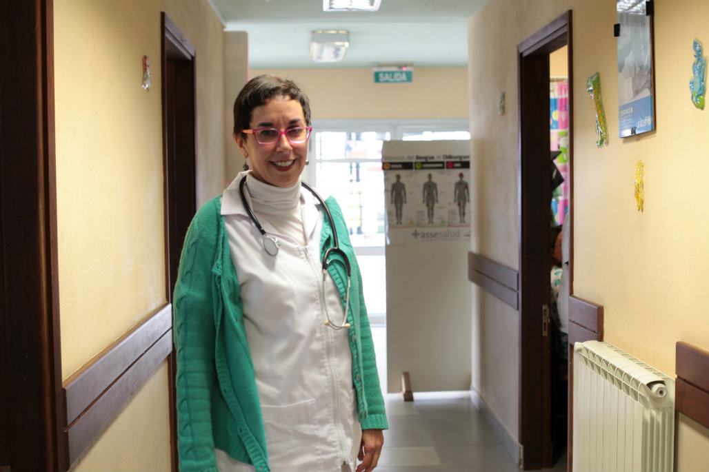 Diana Sastre, pediatra de la policlínica del Cerro. Foto: Florencia Barré