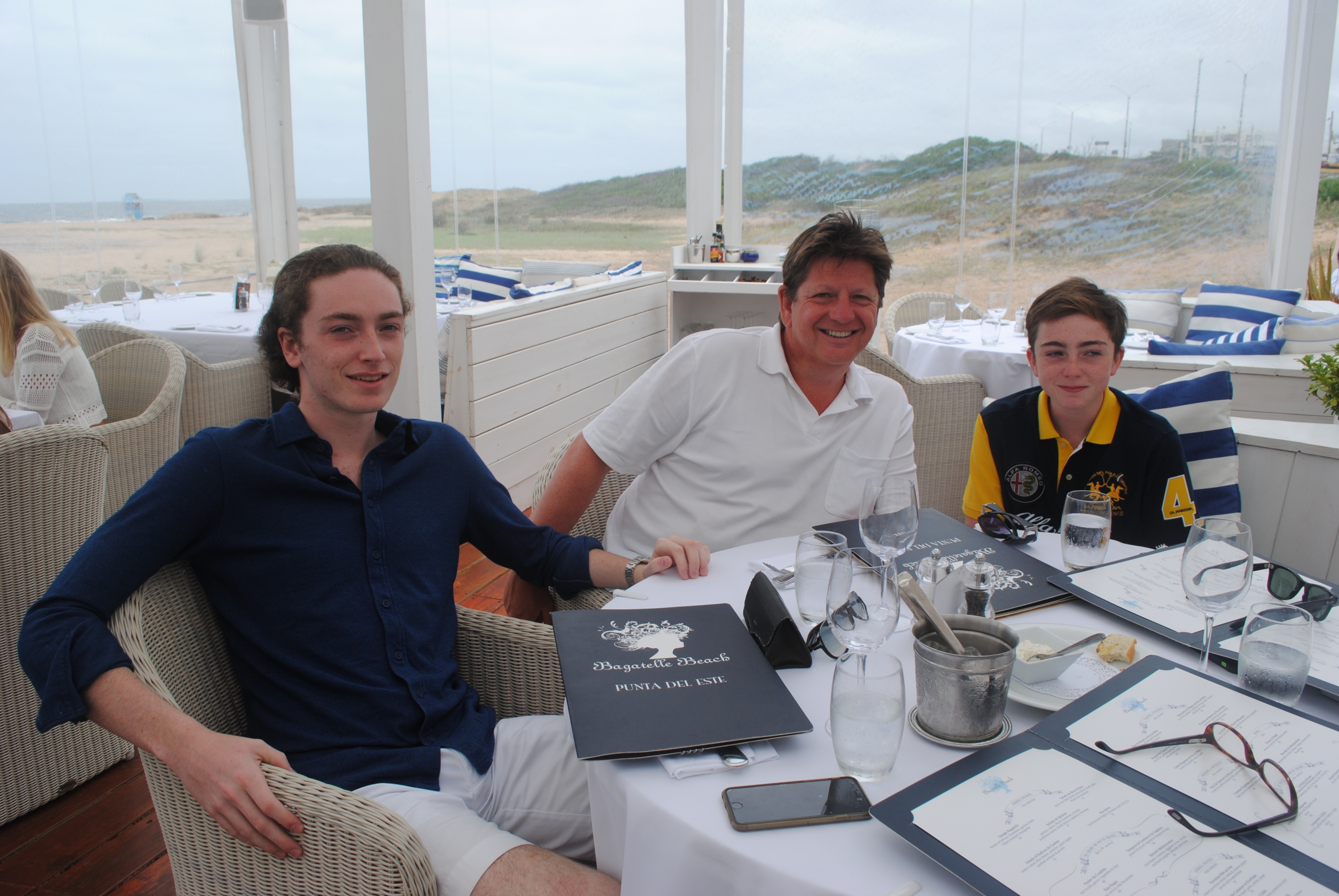 Charles, Andrew y Archie Duckworth.