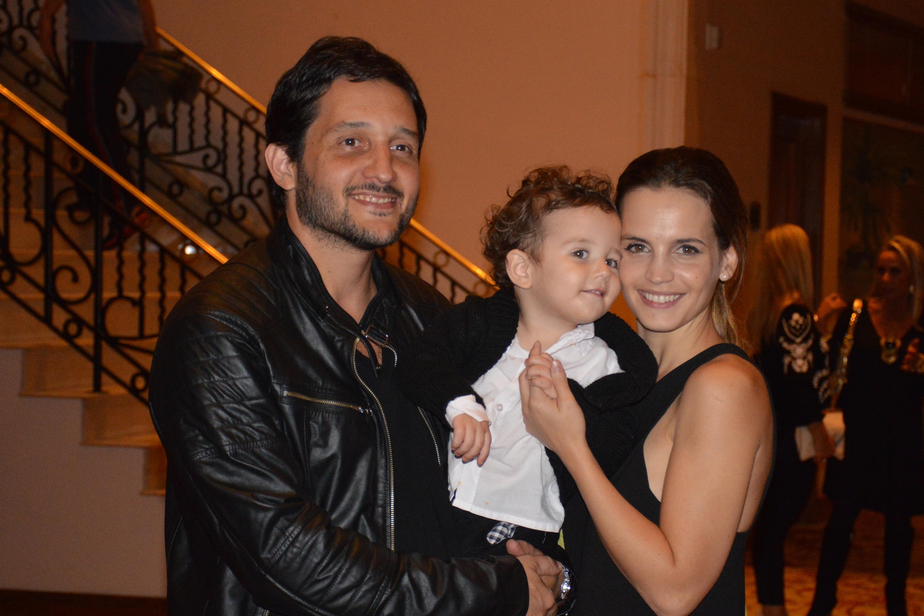 Germán y León Paoloski, Sabrina Garciarena. Foto: Ricardo Figueredo.