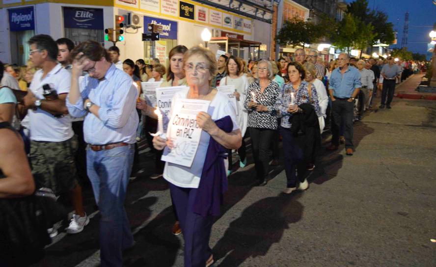 Marcha en memoria de David Fremd. Foto: Daniel Rojas.