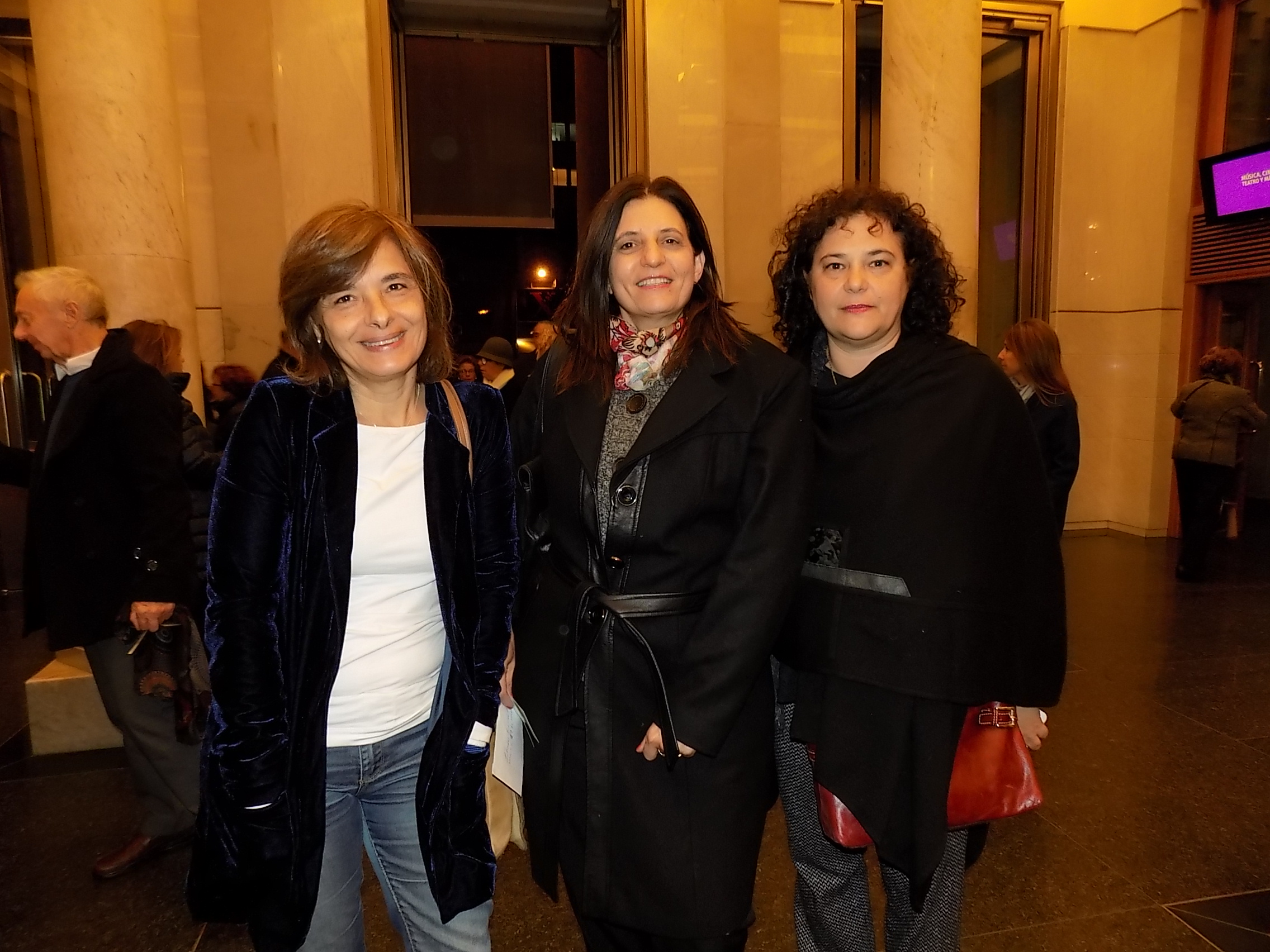 Patricia Cayota, Marcela Bluth, Adriana Tuzman.