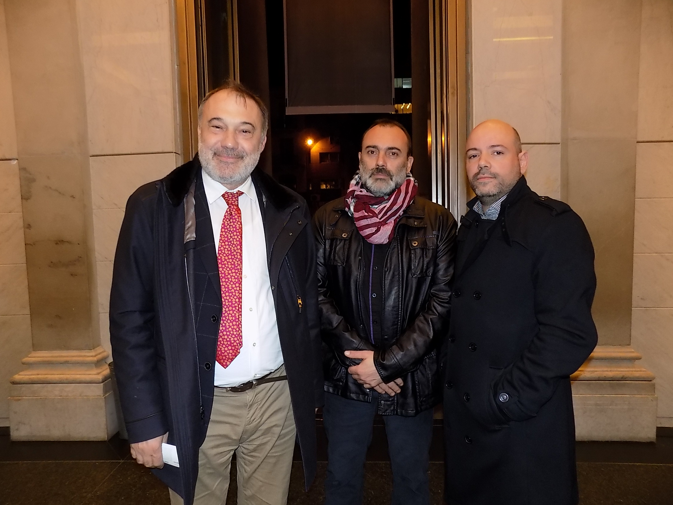 Roberto Varela, Jorge Barth, Augusto Techera.