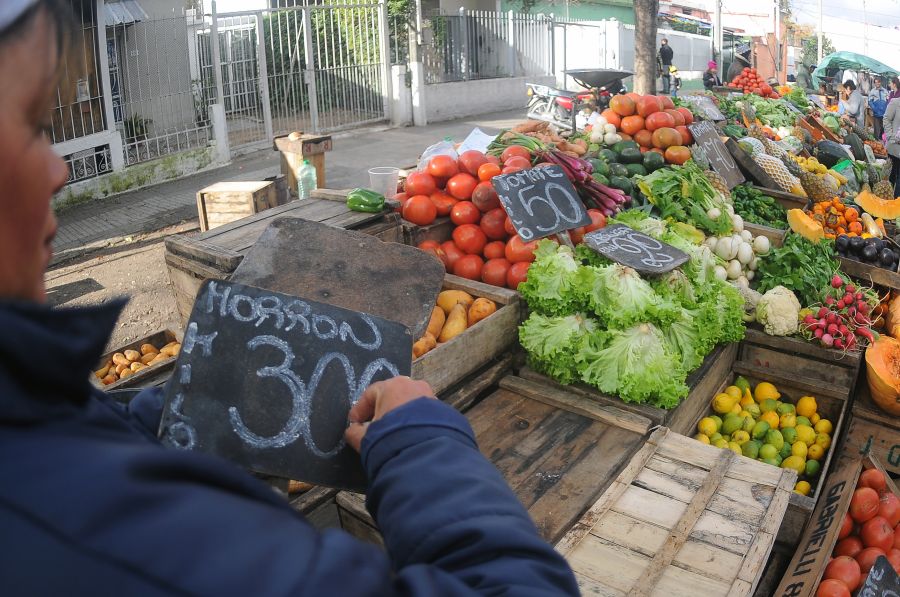 Morrones: los de color rojo alcanzan precios de hasta $ 300. Foto: F. Ponzetto