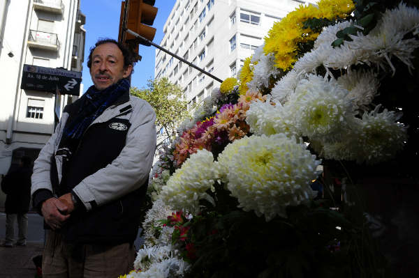 Rodolfo Reyes, florista (Foto: Fernando Ponzetto)