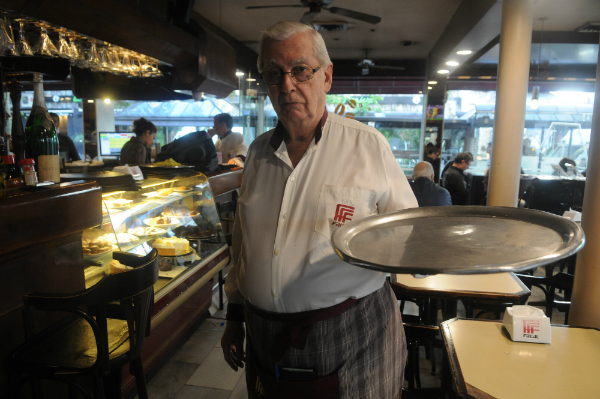 Glauco Bulein, mozo (Foto: Francisco Flores)