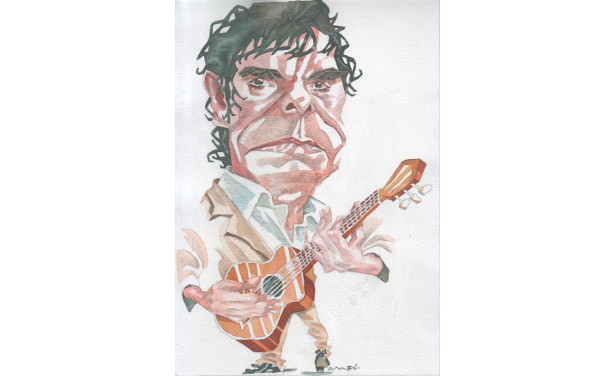 Fernando Cabrera. Dibujo de Ombú