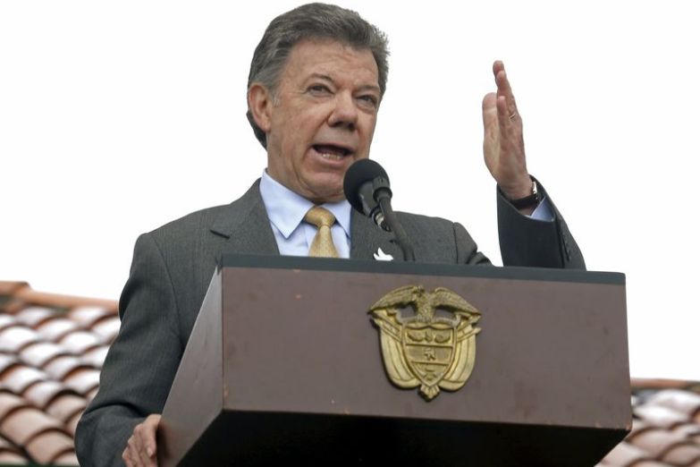 Juan Manuel Santos, presidente de Colombia. Foto: Reuters.