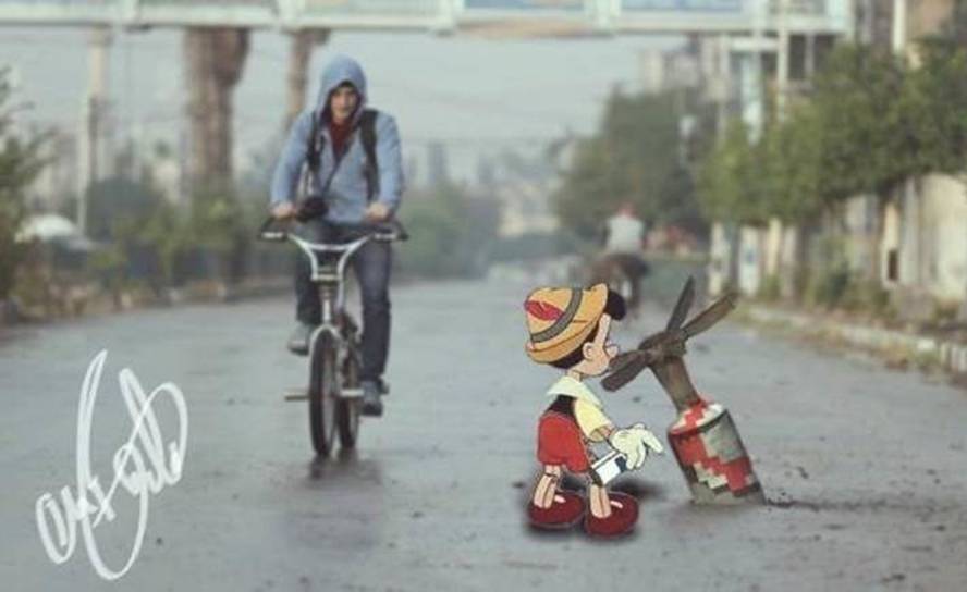Disney en Siria. Imagen: Elias Zakhour.