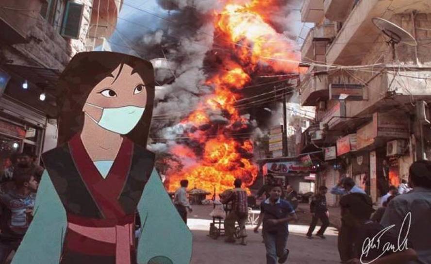 Disney en Siria. Imagen: Elias Zakhour.