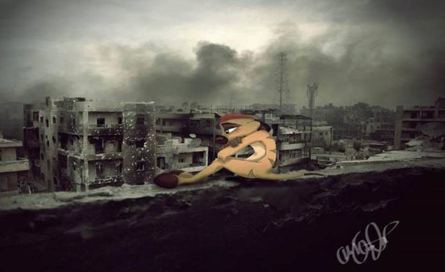 Disney en Siria. Imagen: Elias Zakhour.