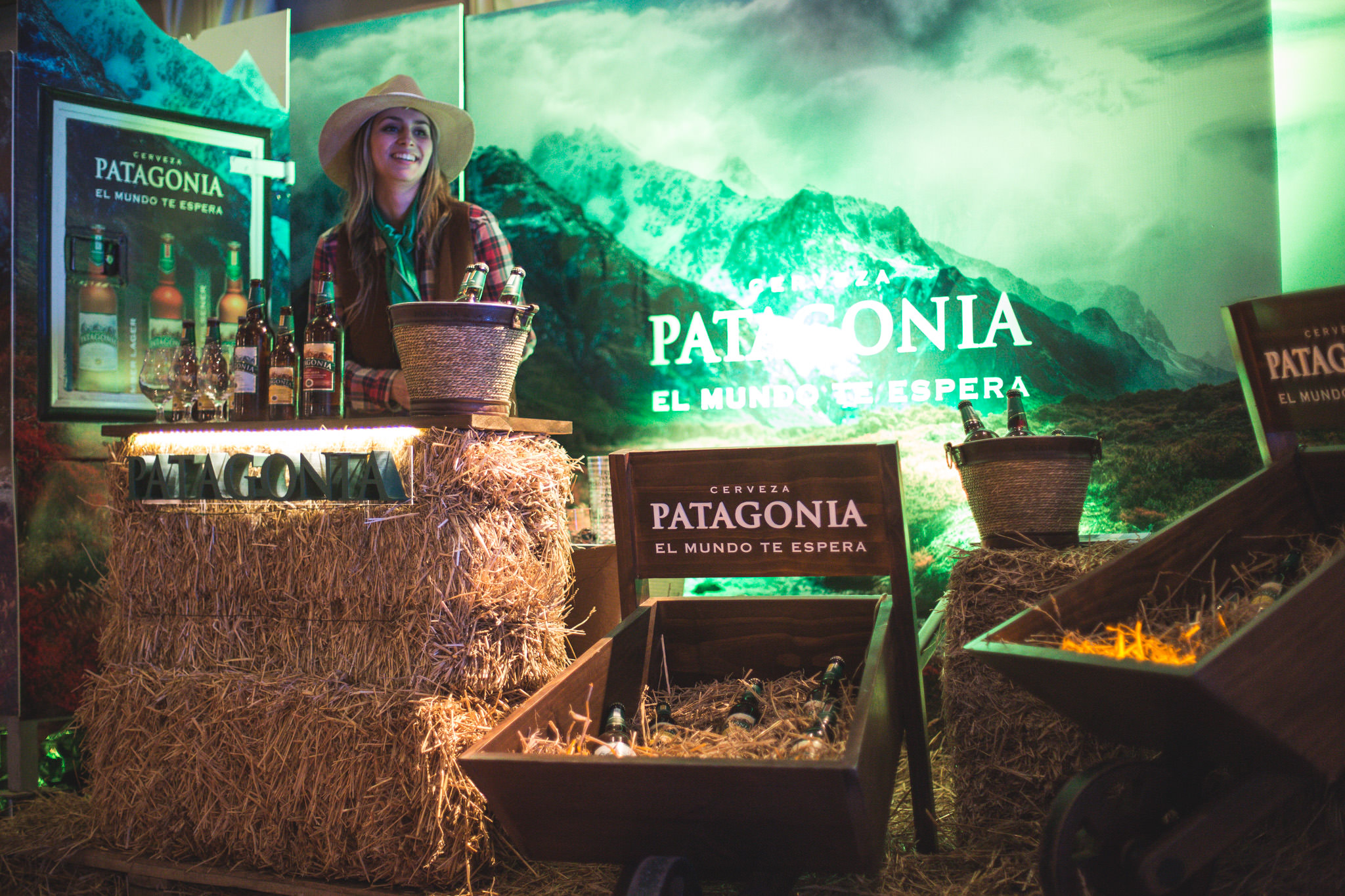 Stand de la cerveza Patagonia en Espacio Gourmet.