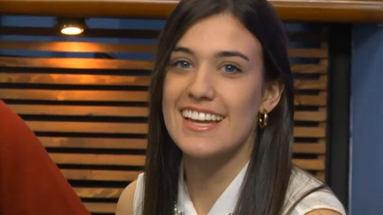 Lucía Cánepa, la cantante de Olvidate! que enamoró a un jugador de la selección. Foto: captura