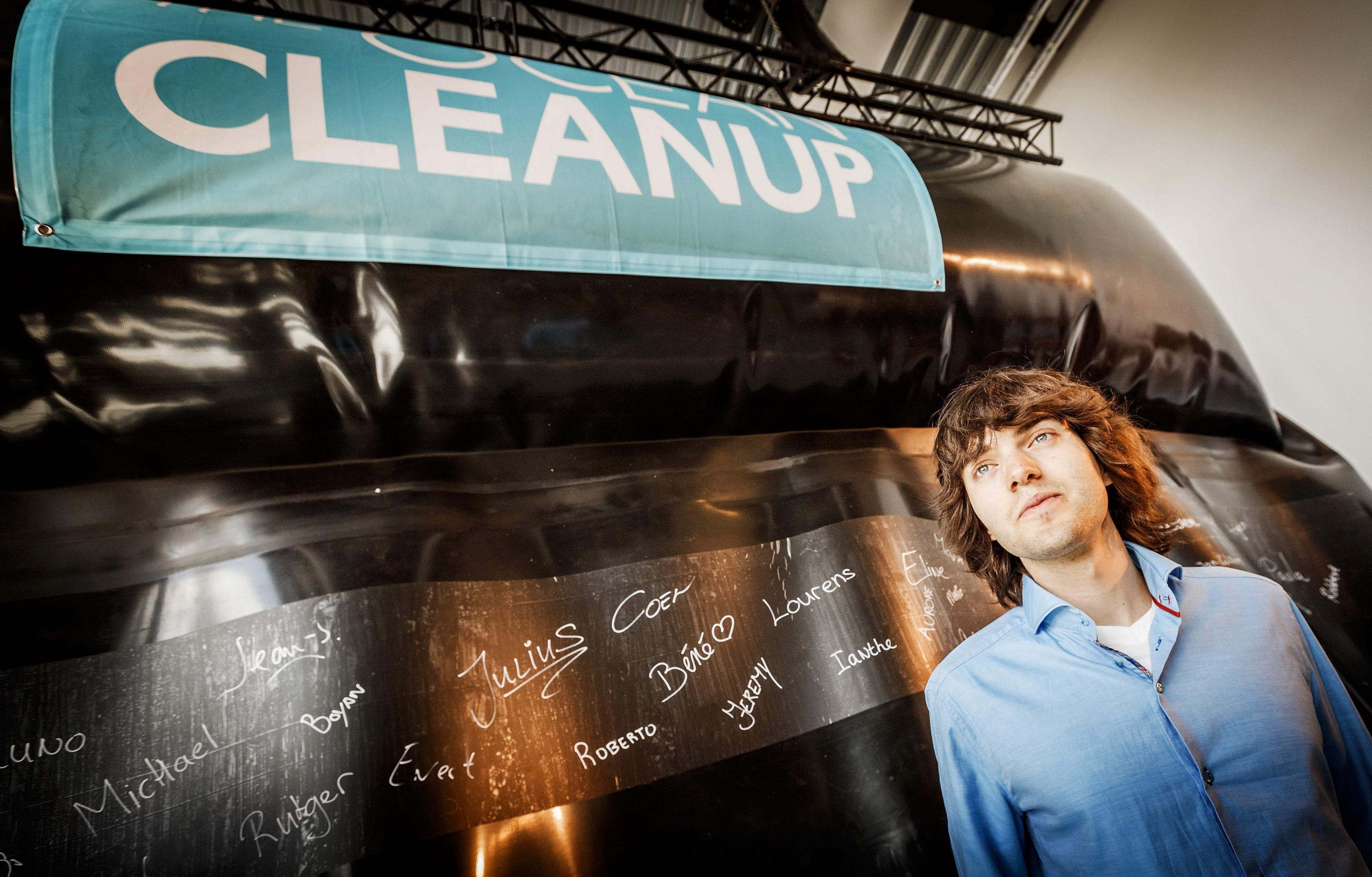 Boyan Slat ganó el premio 