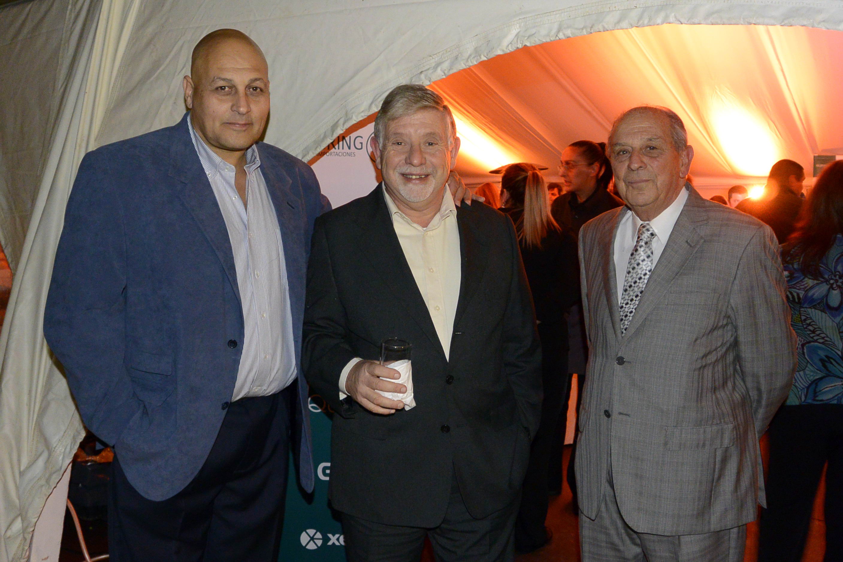 Adolfo Dufau, Gaspar Cancela, Benigno Vega. Foto: Ricardo Figueredo.