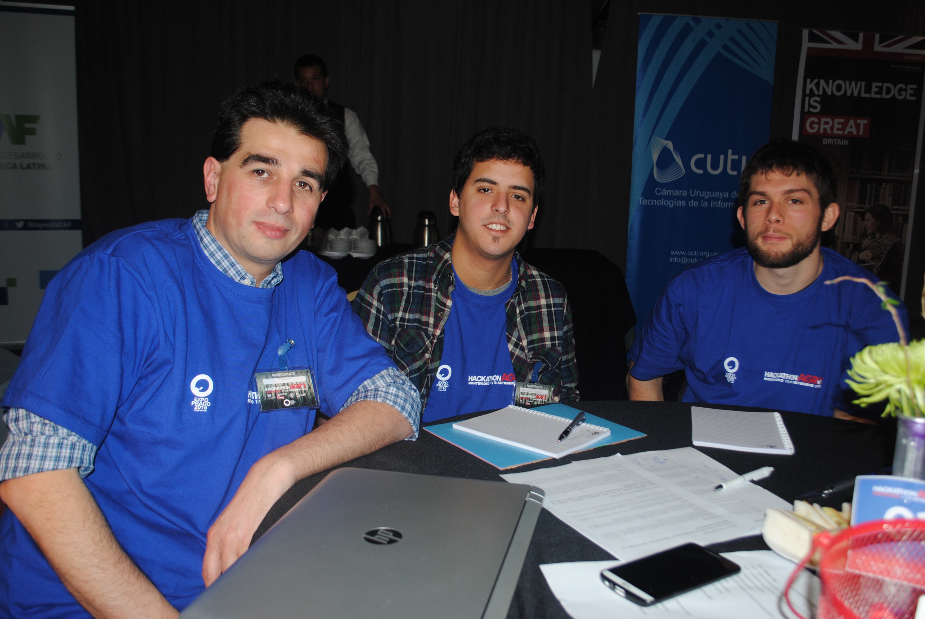 Ricardo Lieberman, Guillermo Cañibe, Abraham Rebori.