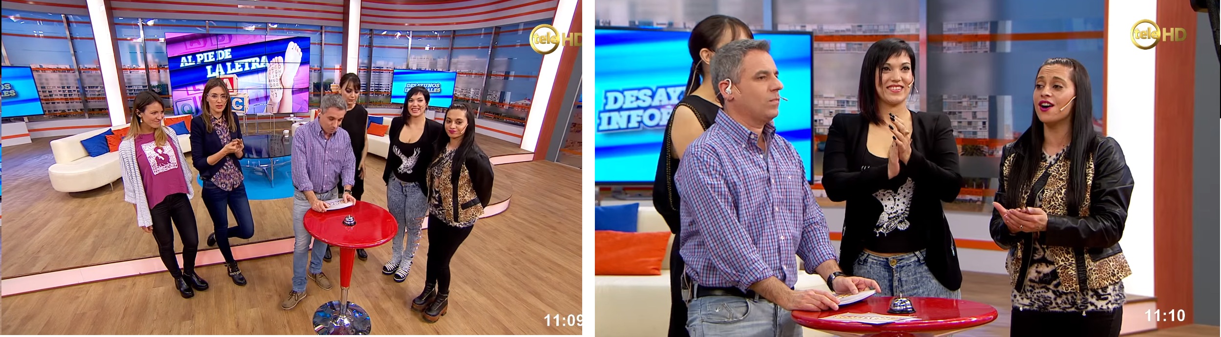 Majo y Vanesa juntas en televisión. Foto: captura