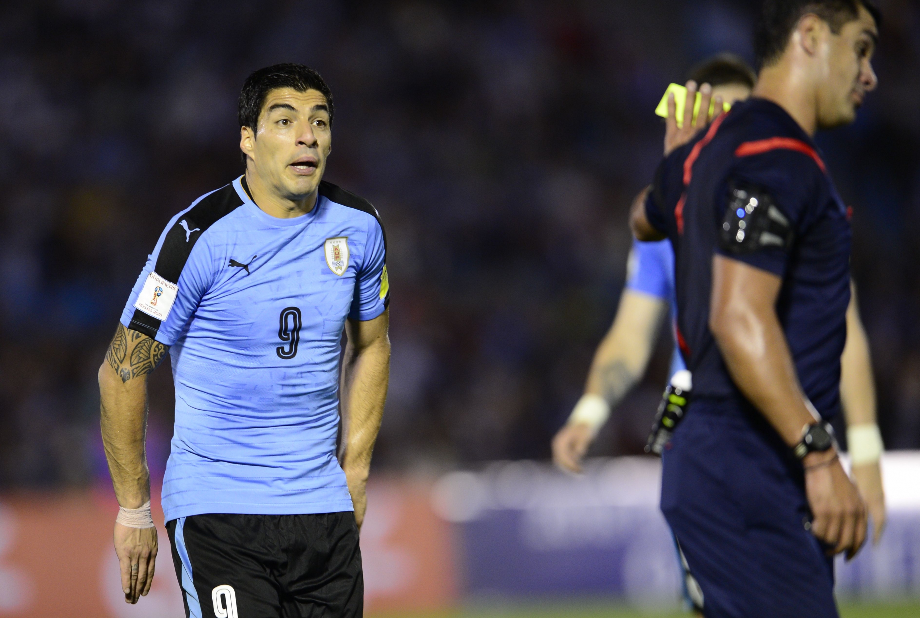 Así vivió Suárez su regreso al Centenario. Foto: Gerardo Pérez