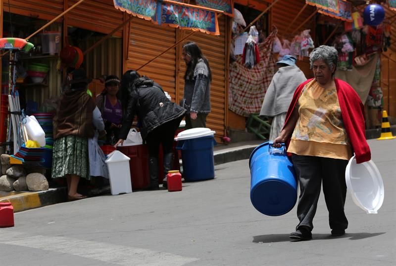 Sequía en Bolivia. Foto: EFE