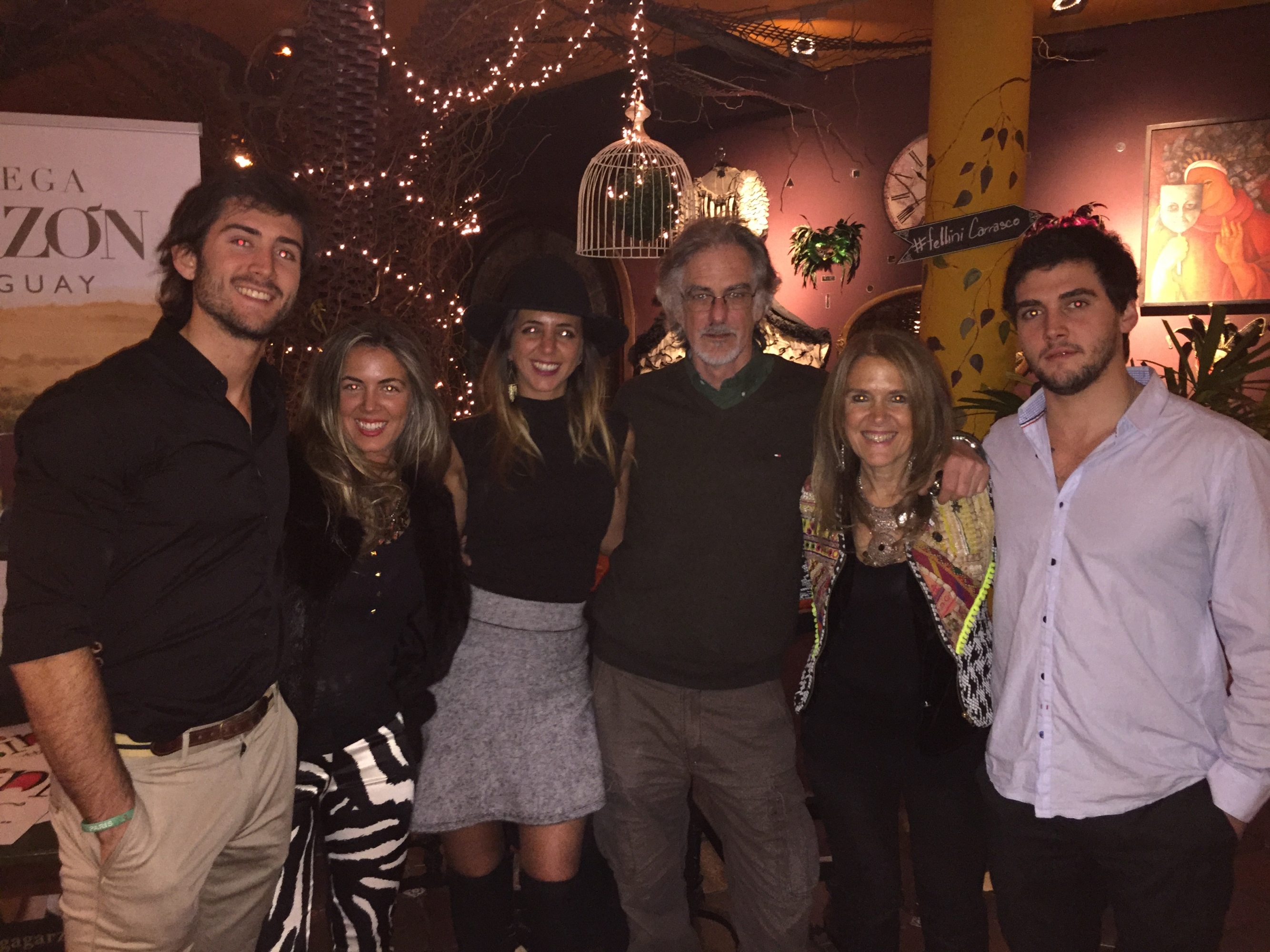 Agustín, Ximena y Florencia Etchemendy, Daniel Castiglioni , Dominique Dardel, Juan Fernando Etchemendy.