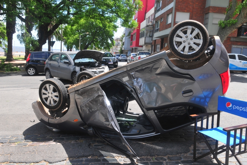 A Diario. En promedio, cada día hay 80 personas lesionadas en accidentes, un problema prevenible. Foto: Fernando Ponzetto.