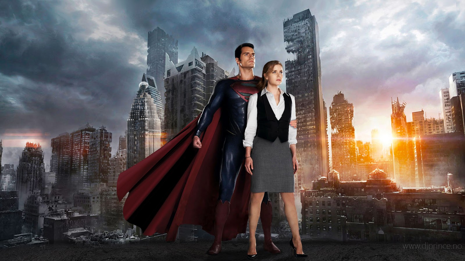 La vida de Superman y Luisa Lane transcurre en una ciudad luminosa.&nbsp;