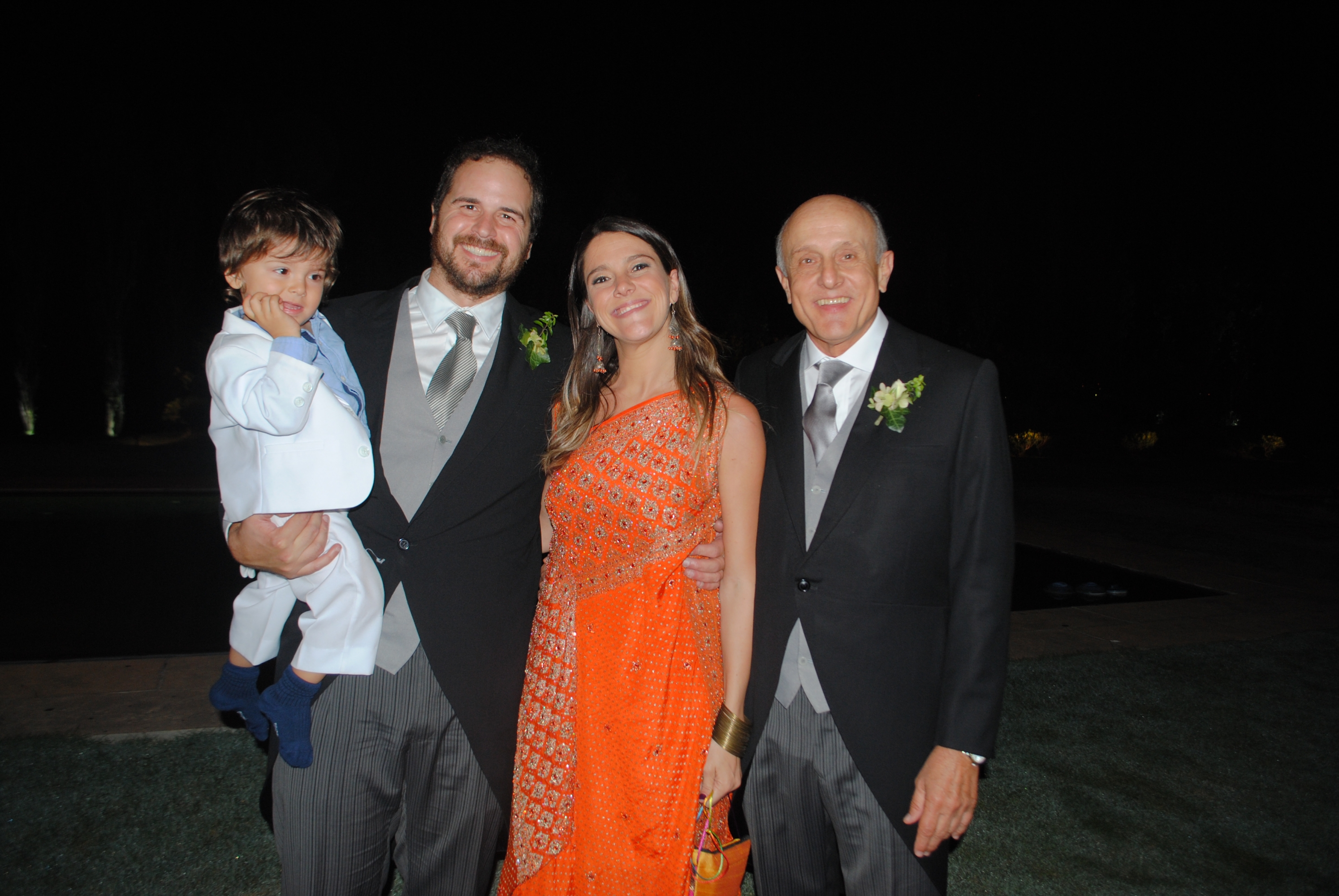 Salvador y Marcelo Mateo, Jujy y Enrique Fabini.