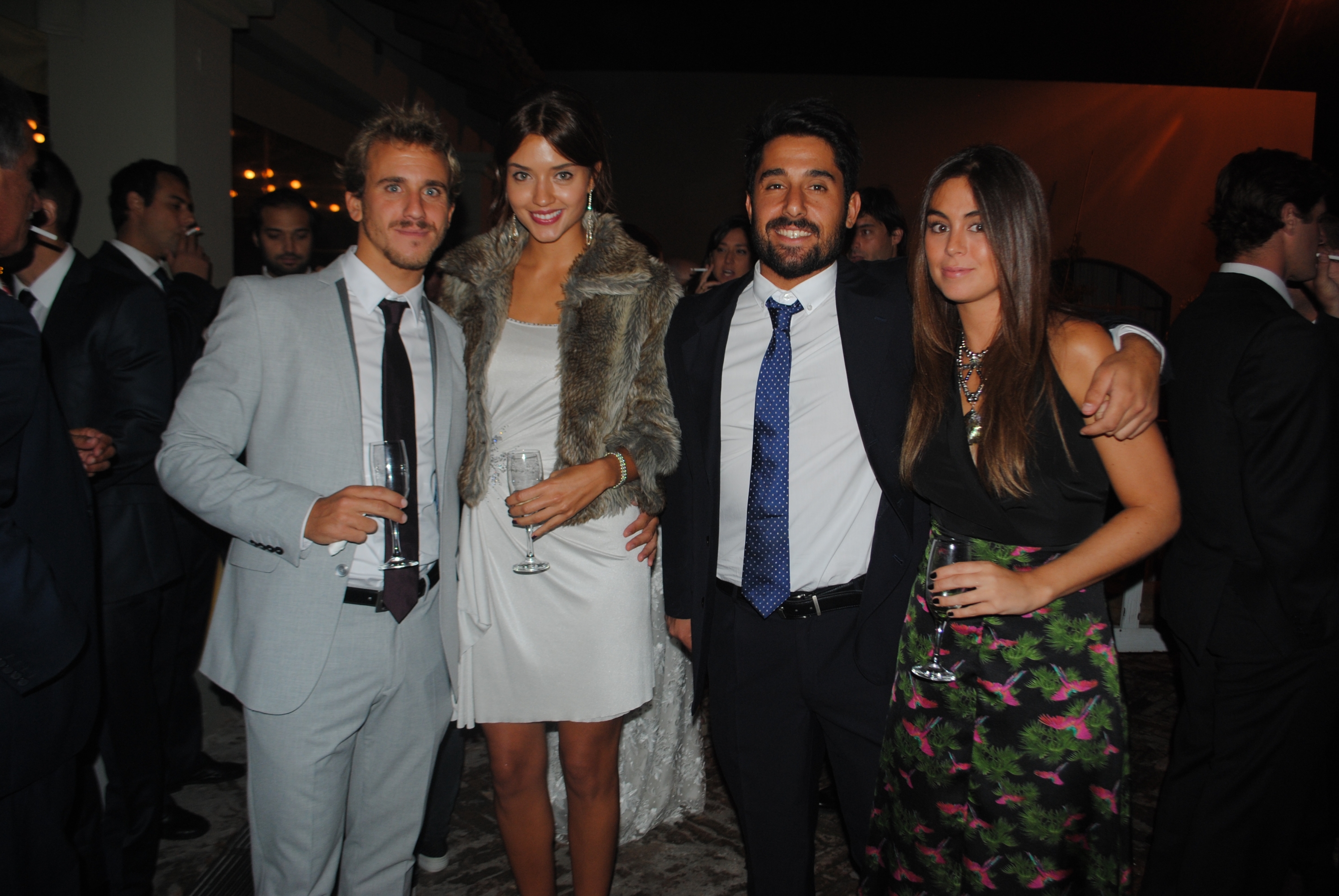 Juan Moro, Stephany Ortega, Guillermo y Valentina Rodríguez.