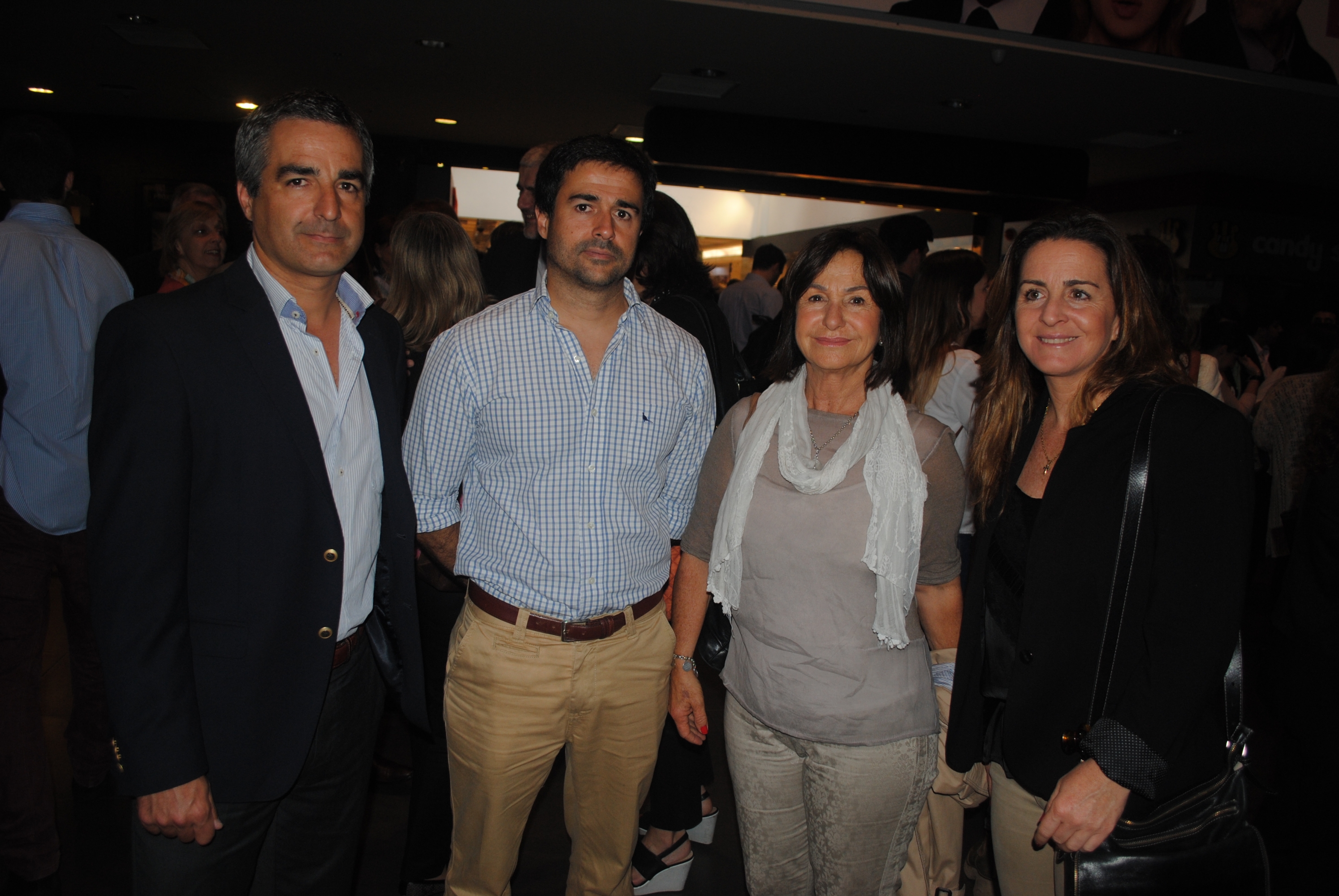 Igancio y Matias Albanell, Esther Meikle, María José Albanell.