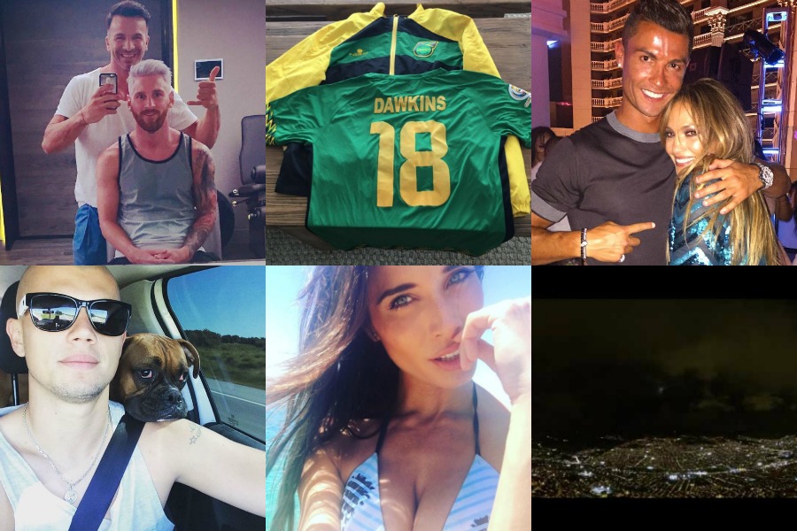 El peluquero de Messi, el regalo de Jamaica, la amiga de Cristiano y más