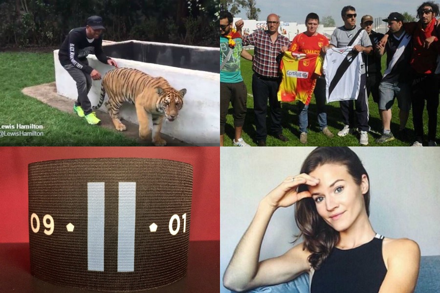 El susto de Hamilton a un tigre, el recuerdo del City por el 11S y más