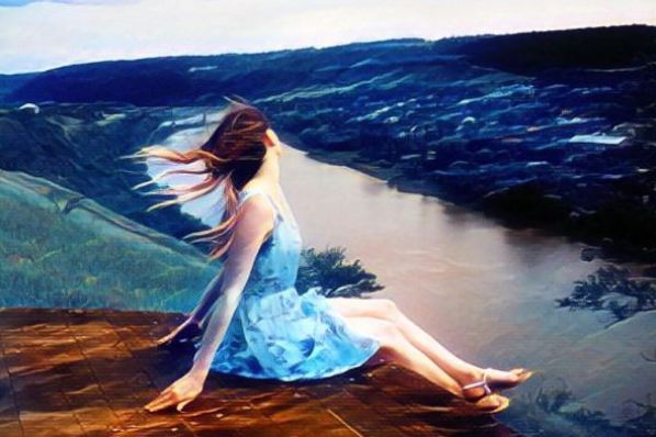 El eterno femenino de una imaginativa pintora