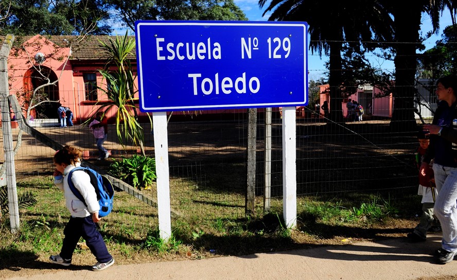 La escuela donde se educó José María Giménez. Foto: archivo El País
