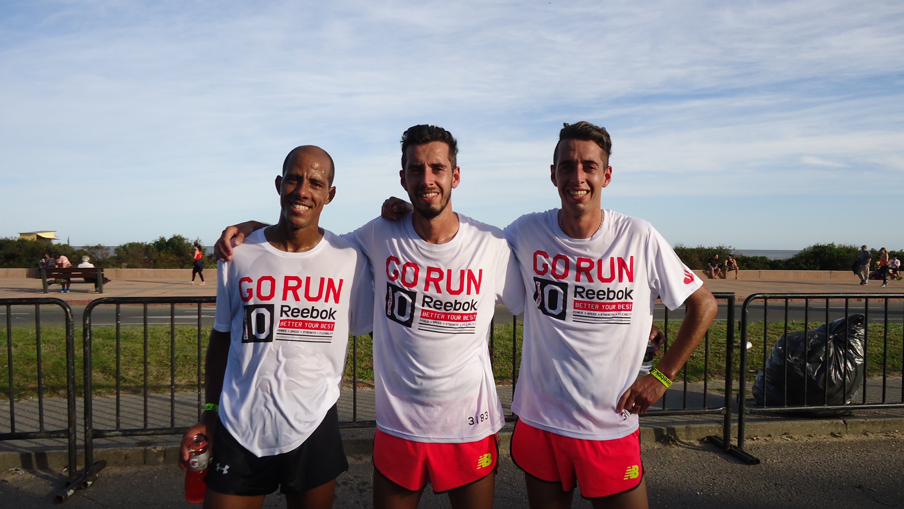 Aguelmis Rojas, Nicolás y Martín Cuestas.